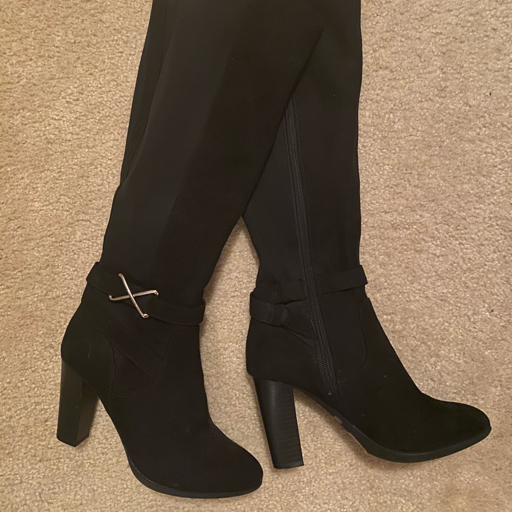 Kelly & Katie DAWSYN WIDE CALF BOOT black